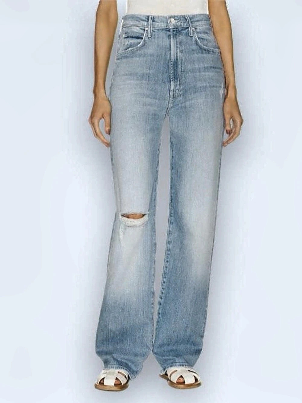 MOTHER - HIGH WAISTED TUNNEL VISION SNEAK